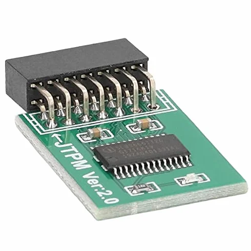 Dla Modułu MSI TPM 2.0 Silne Szyfrowanie 14-pinowy Interfejs LPC Płyta Modułu TPM na PC Win11 Zielony