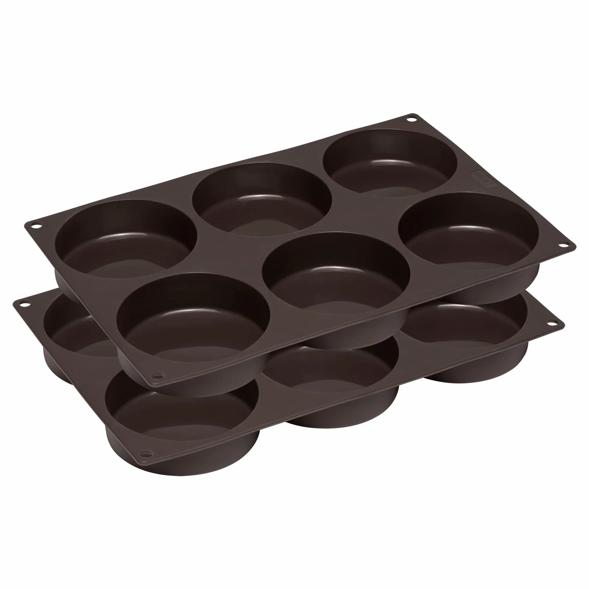 Lurch FlexiForm Burger Buns zestaw 2 formy do pieczenia z silikonu 8,5 cm
