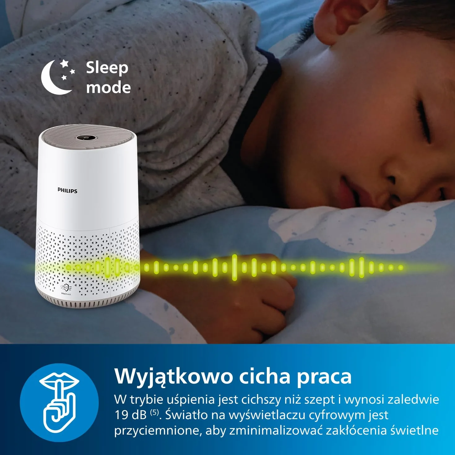 Philips Oczyszczacz Powietrza Serii 600, HEPA, 44m², Biały AC0650/10