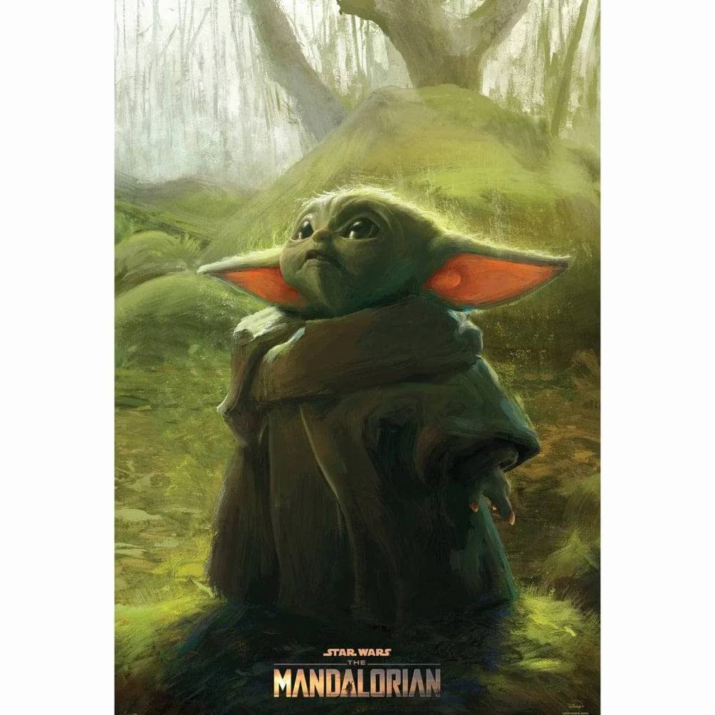 Grupo Erik Plakat Mandalorian Child Grogu - dekoracja ścienna Baby Yoda Star Wars
