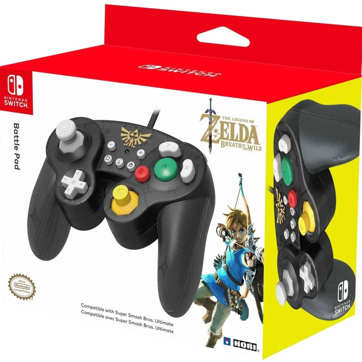 SWITCH GameCube Style BattlePad - Legend of Zelda