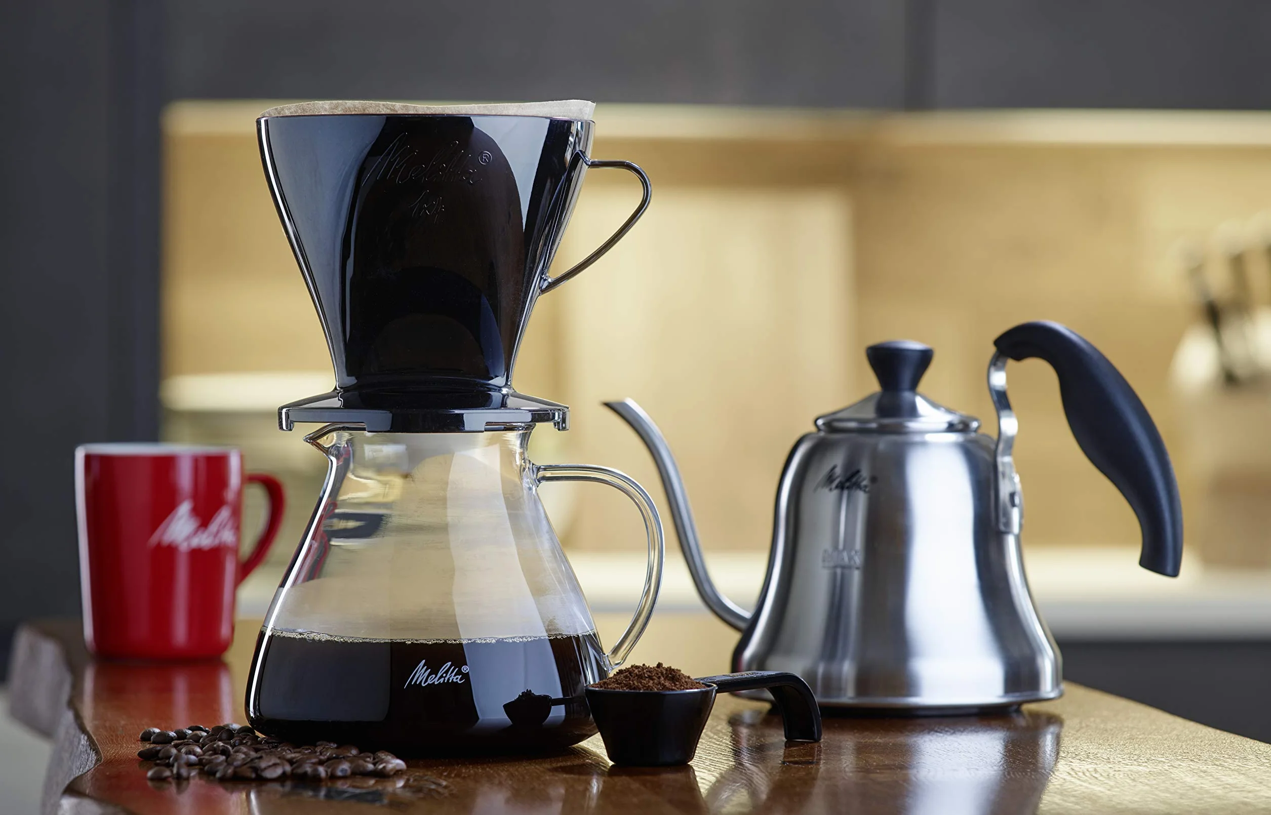 Melitta 217625 Dzbanek ze szkła borokrzemowego, wytrzymały i odporny na wysokie temperatury, 0,7 l