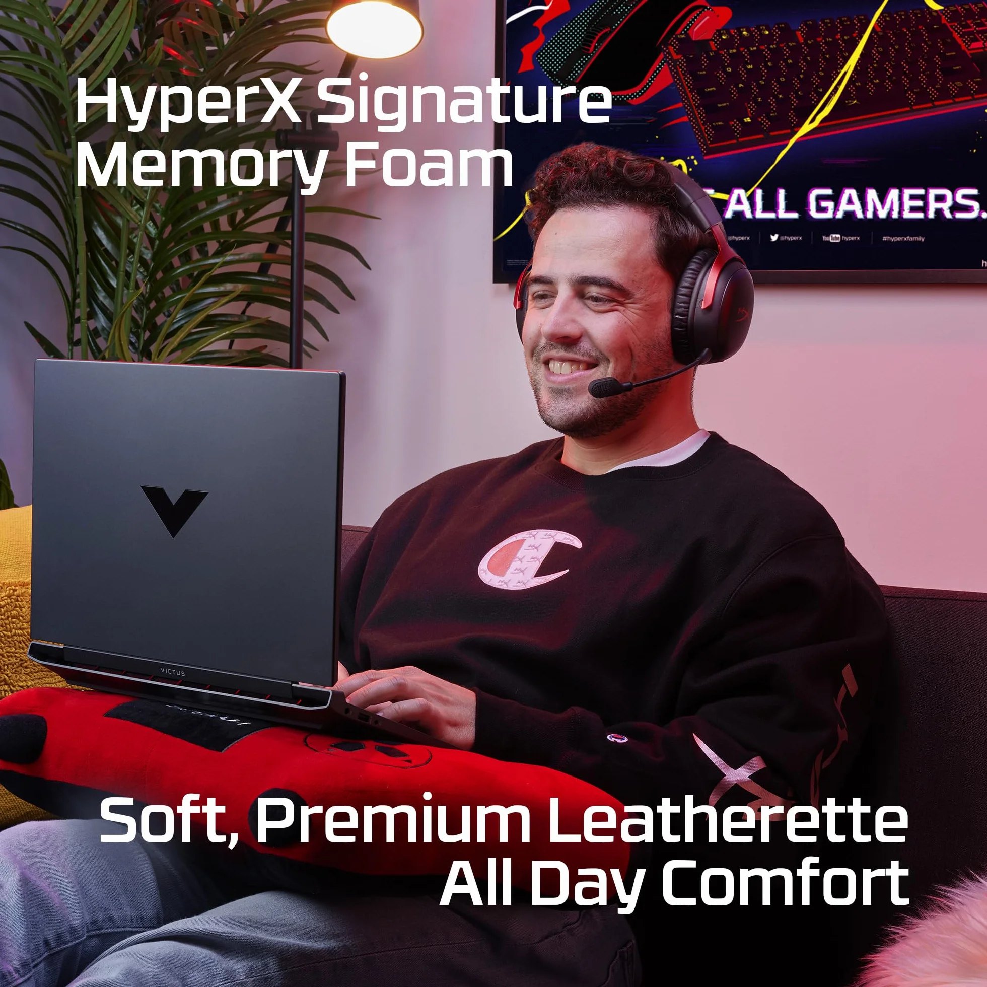 HyperX Cloud III Wireless – zestaw słuchawkowy gamingowy do PC, PS5, PS4, do 120 godzin baterii, bezprzewodowy 2,4 GHz, sterowniki kątowe 53 mm, pianka memory, wytrzymała rama, mikrofon 10 mm, czarny