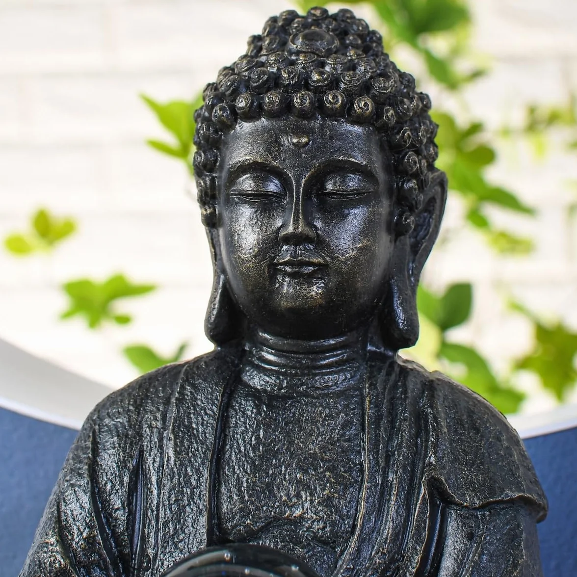 Fontanna wewnętrzna LED Budda Multicolor 20 cm