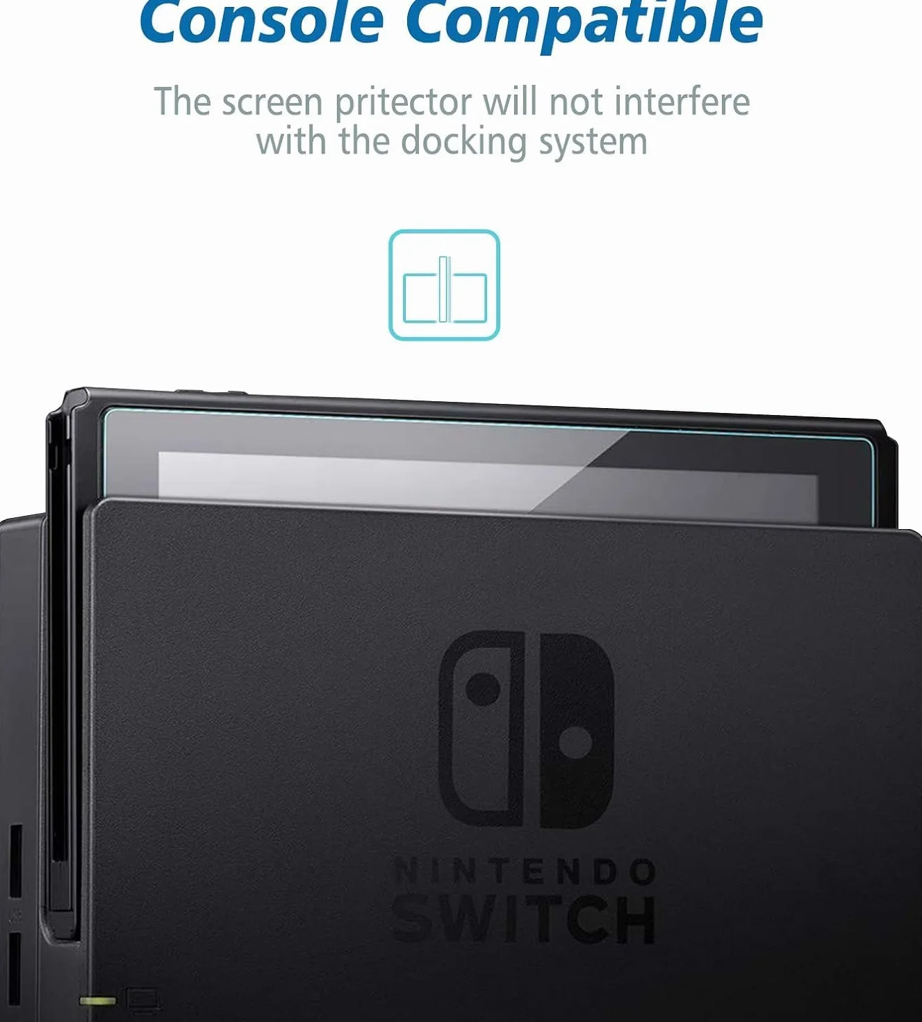 NEW'C Zestaw 3 sztuk szkła hartowanego do Nintendo Switch Lite, folia ochronna ekranu, odporna na zarysowania, bez pęcherzyków powietrza, bardzo wytrzymała (0,33 mm HD Ultra przezroczysta), twardość