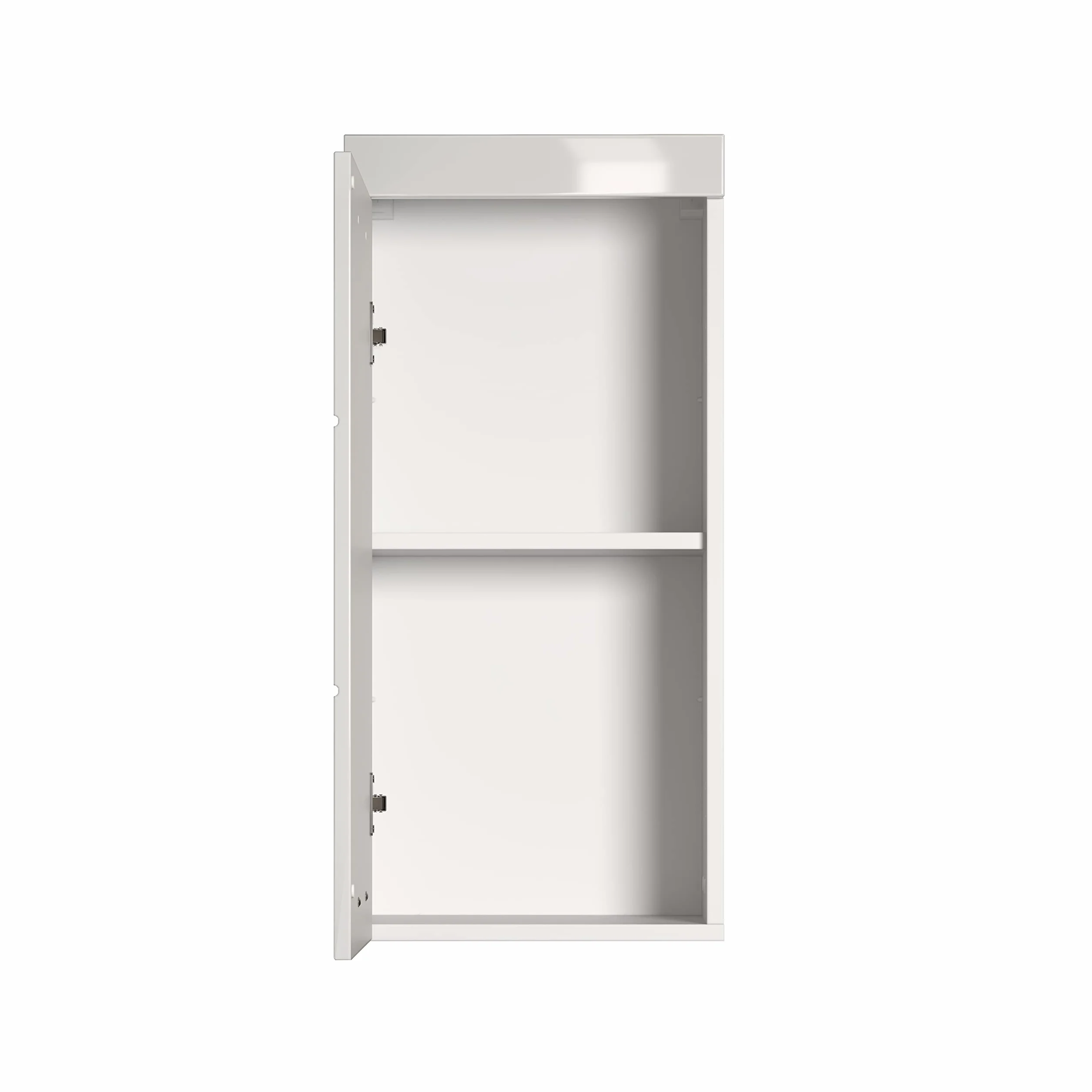 Trendteam Smart Living Szafka wisząca Amanda 37x77x23 cm biały wysoki połysk