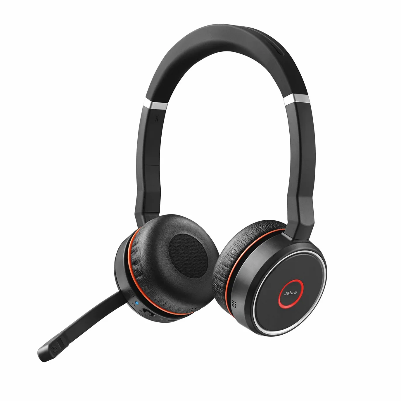 Jabra Evolve 75 SE - bezprzewodowy zestaw słuchawkowy Bluetooth stereo - z mikrofonem i aktywną redukcją szumów - certyfikat MS Teams, współpracuje ze wszystkimi platformami - czarny