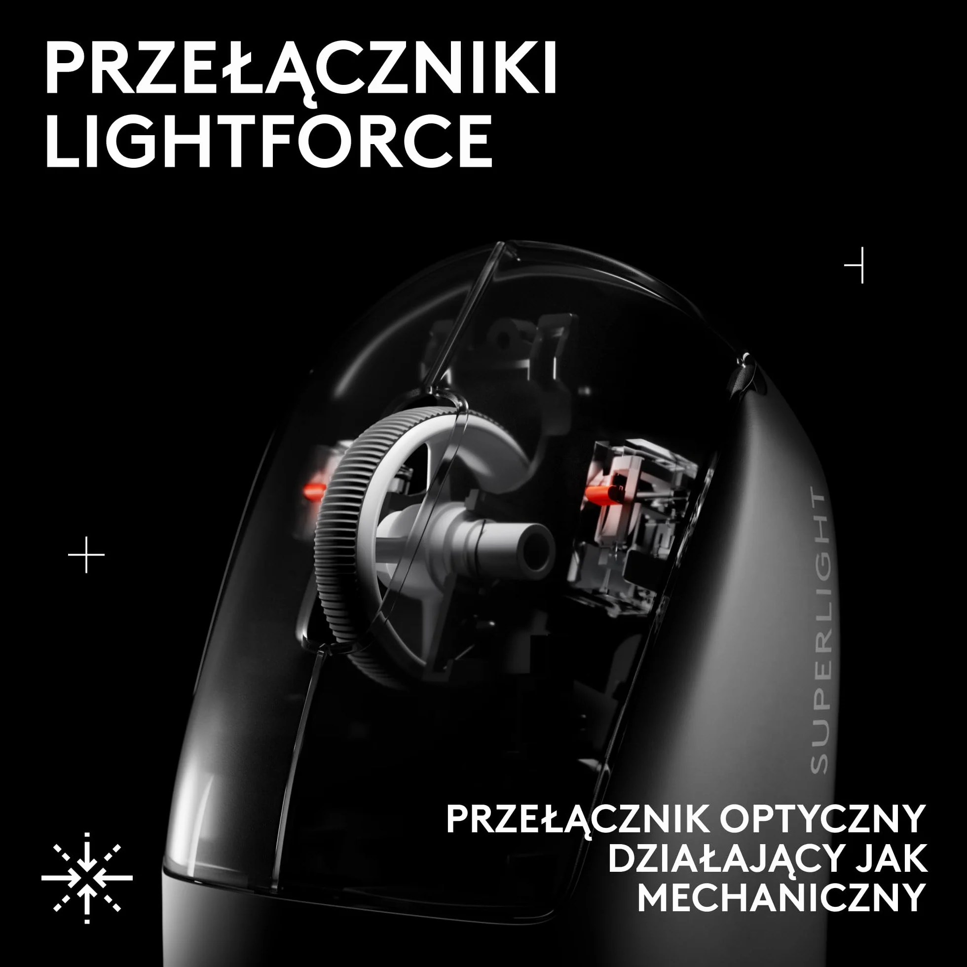 Logitech G PRO X SUPERLIGHT 2 SE Bezprzewodowa mysz do gier, 60g, 5 programowalnymi przyciskami, czujnikiem 44 tys. DPI, 888+ IPS, częstotliwością raportowania 1 kHz, ładowanie USB-C, PC/Mac- Biały