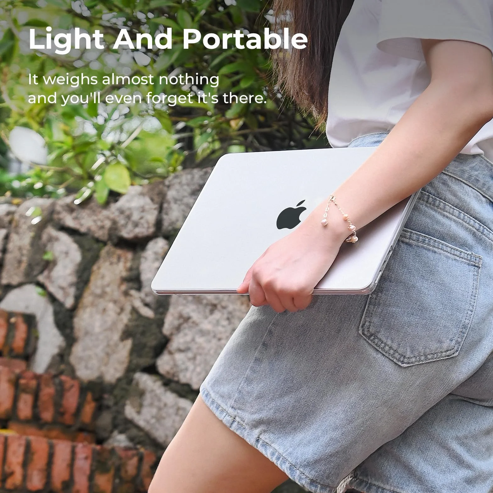 Etui kompatybilne z MacBook Air M5 13 cala M4 M3 M2 2026 2025-2022 A3449 A3240 A3113 A2681 Mac 13,6 Plastikowa Twarda Obudowa + Osłona Klawiatury + ściereczka do Polerowania - Krystalicznie Czysty
