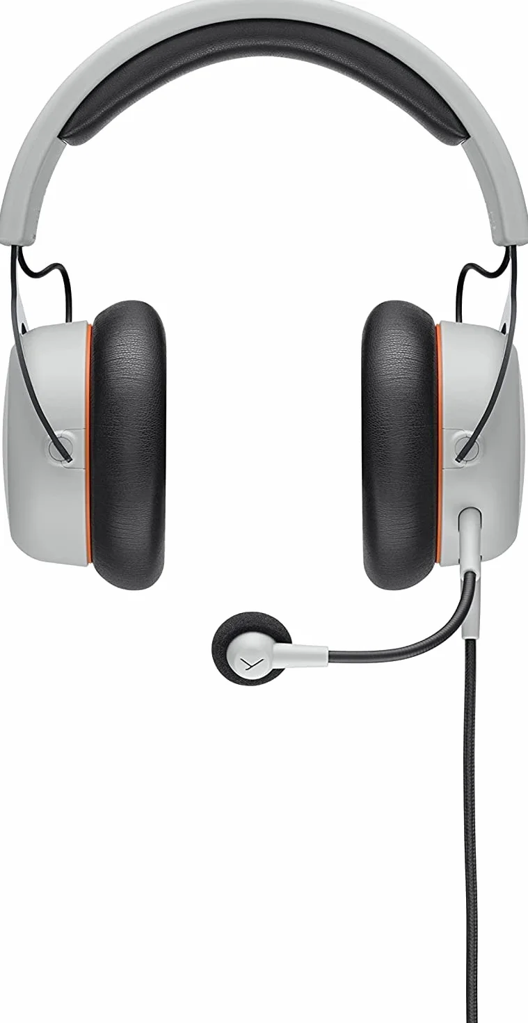 Słuchawki do gier beyerdynamic MMX 150 z zaawansowanym systemem, szarym kolorem i mikrofonem Meta Voice zapewniają doskonały dźwięk na wszystkich urządzeniach do gier.