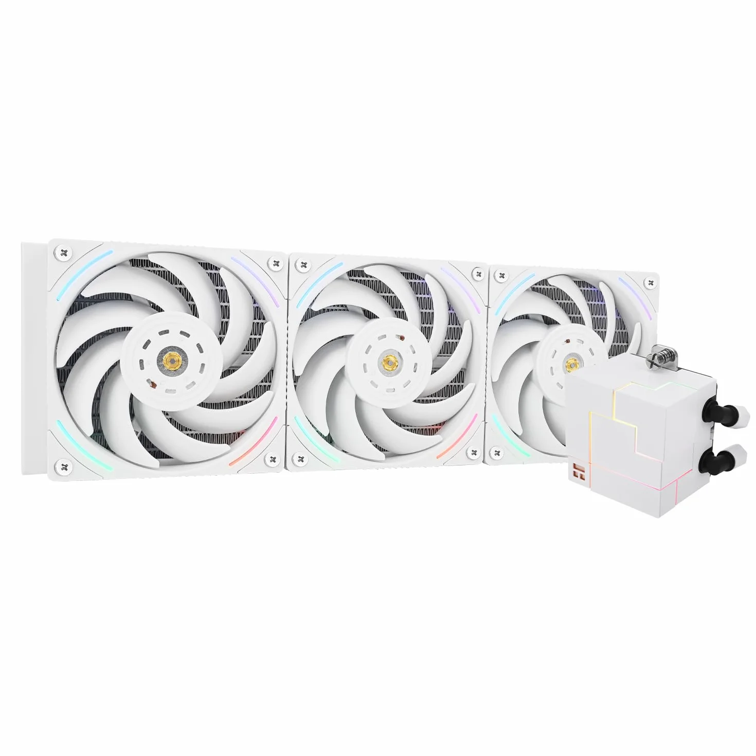 Thermalright Core Matrix 360 ARGB White V2 Chłodzenie CPU firmy, 360mm AIO, efekt świetlny nieskończonego lustra, prostokątna głowica pompy, kompatybilne z AMD/AM4/AM5, Intel LGA1851/1700/115x/1200