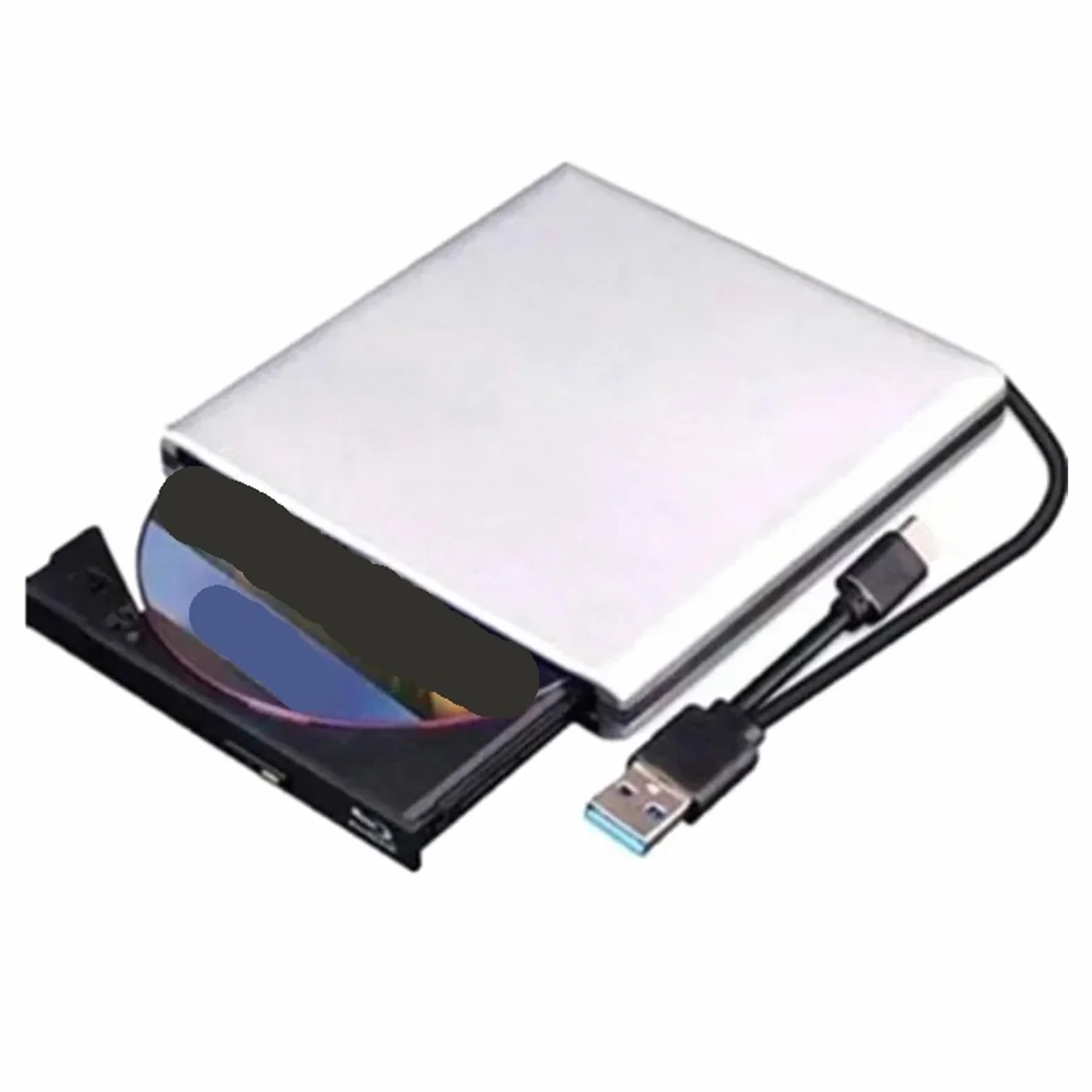 Nagrywarka Blu-Ray UHD 4K USB 3.0 Zewnętrzny napęd optyczny DVD Nagrywarka Odtwarzacze Blu-Ray 3D Nagrywarka Czytnik Szybko i wygodnie(Nero,4K Burning)
