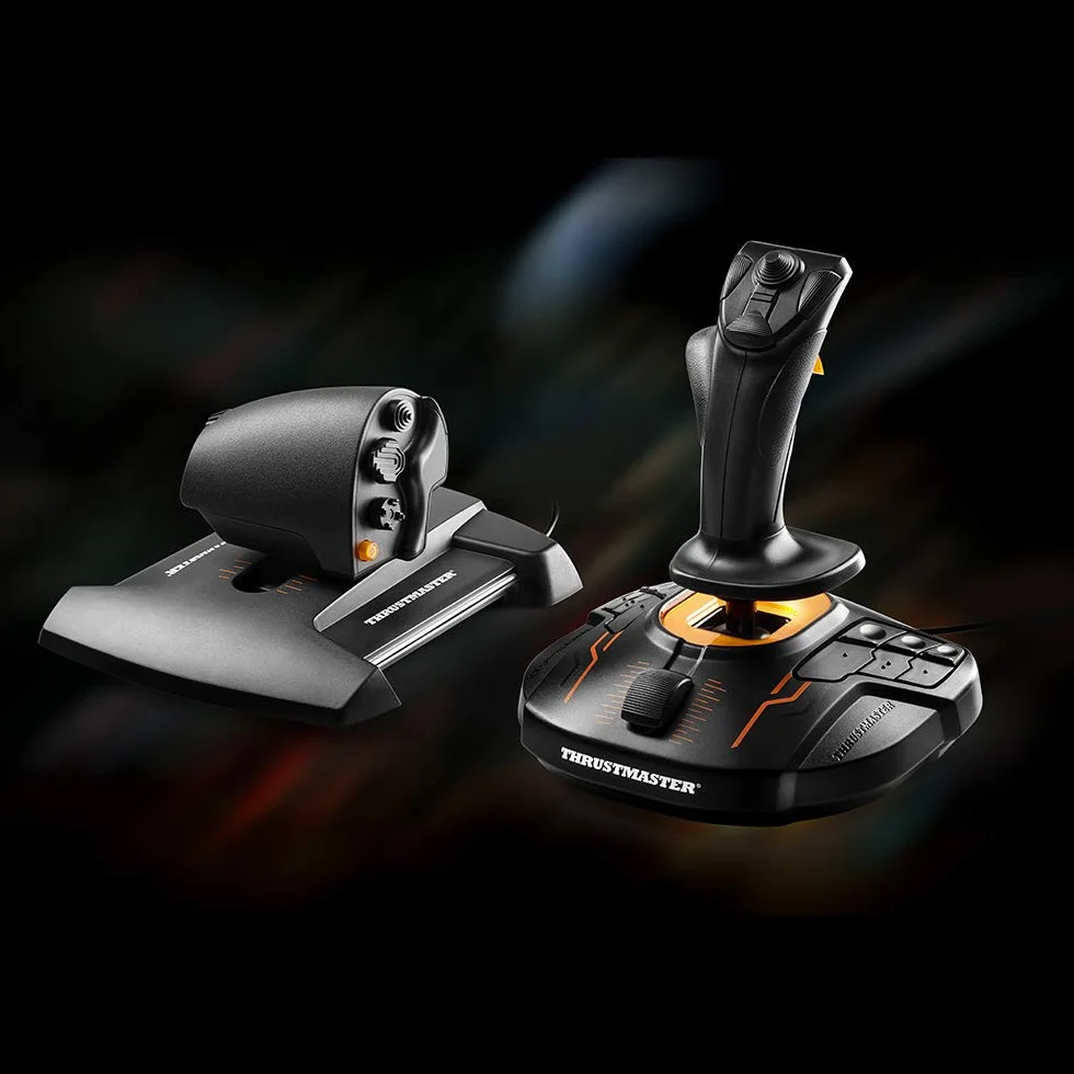 Thrustmaster T16000M FCS Hotas System sterowania lotem joystick przepustnica H.E.A.R.T HallEffect AccuRate PC