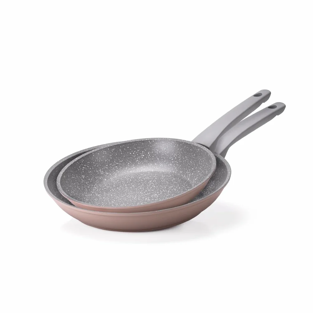 Moneta Stile Stone Patelnia Szary Różowy 24 cm 28 cm