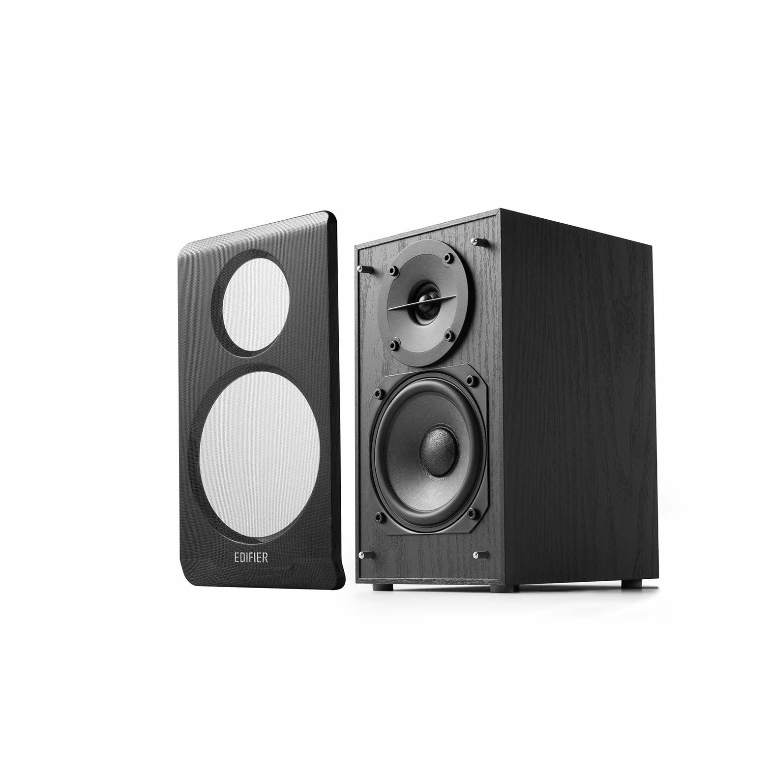 Edifier R33BT Aktywne głośniki komputerowe Bluetooth - Głośniki półkowe 2.0 - Zasilany monitor studyjny, czarny - para