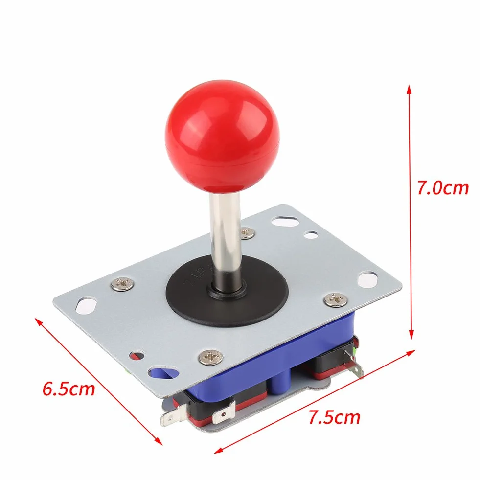 Joystick arkadowy, klasyczny styl rywalizacji 2/4/8 Way kontroler joysticka do gier do automatu do gier arkadowych i innych gier walki na PC