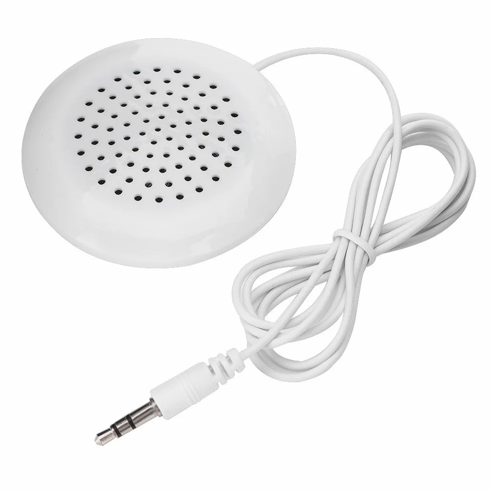 Goshyda Głośnik poduszkowy, DIY przewodowy 3,5 mm wtyczka mini głośnik stereo do MP3/MP4/odtwarzacza CD/telefonu komórkowego