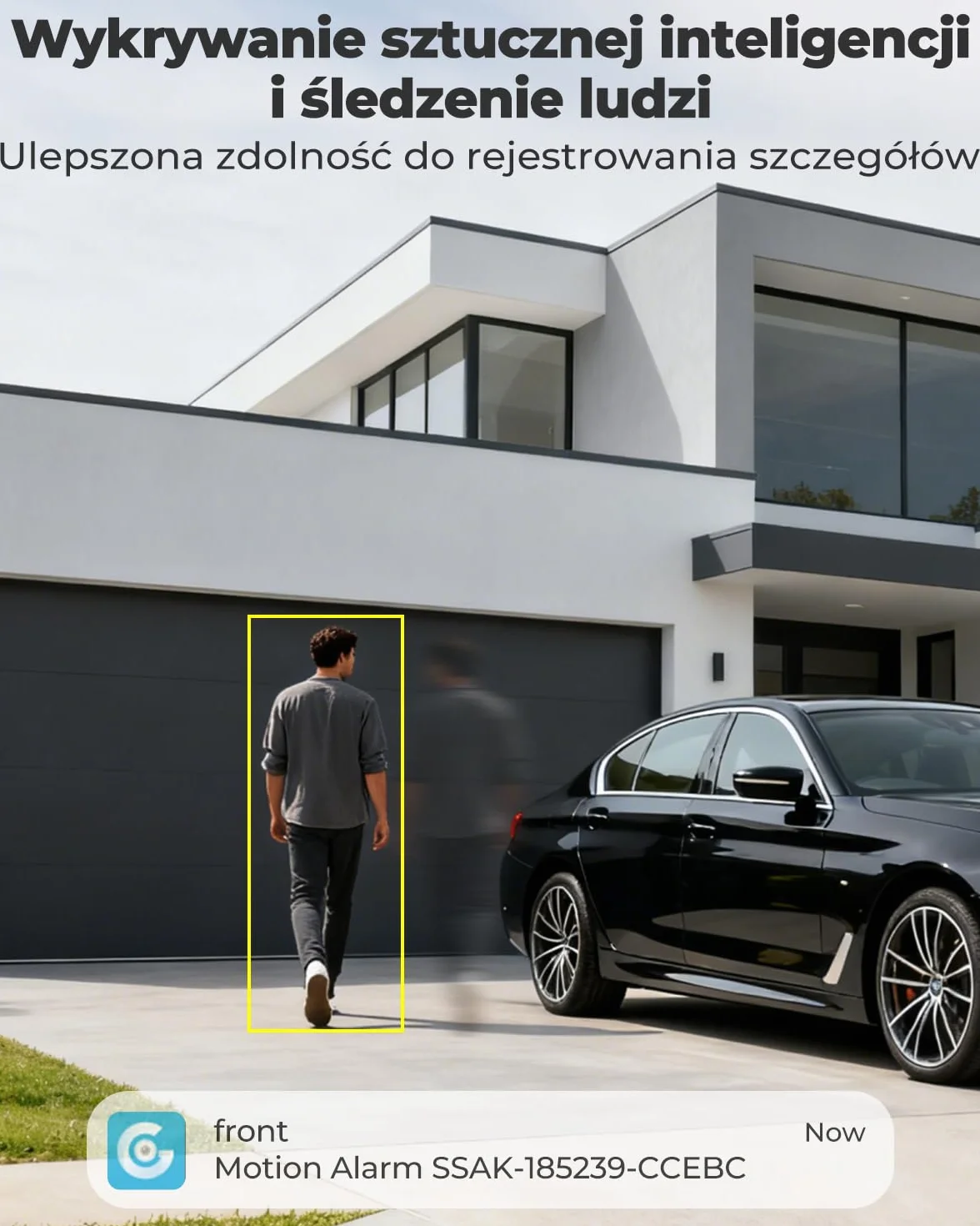 GENBOLT 2.5K AOV WiFi Kamera Zewnętrzna Solarna, Nagrywanie 24/7 3MP+3MP CCTV Zewnętrzna Kamera Monitoringu z wykrywaniem AI 90FT, Kamera IP Zewnętrzna 8W 15600mAh, Automatyczne śledzenie 2.4&5GHz