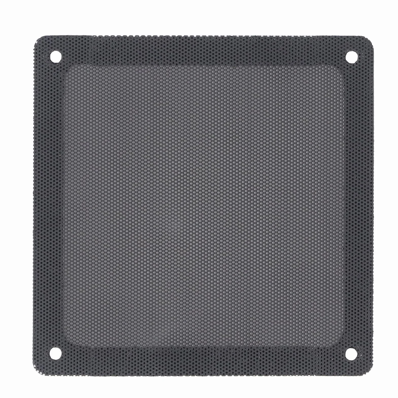 Filtr Przeciwpyłowy Wentylatora Komputerowego, 10 szt. 120 X 120 Mm Magnes PCV Rama Obudowa Filtr Wentylatora Osłona Grilla Czarna, Małe Otwory Skutecznie zapobiegają Kurzowi,