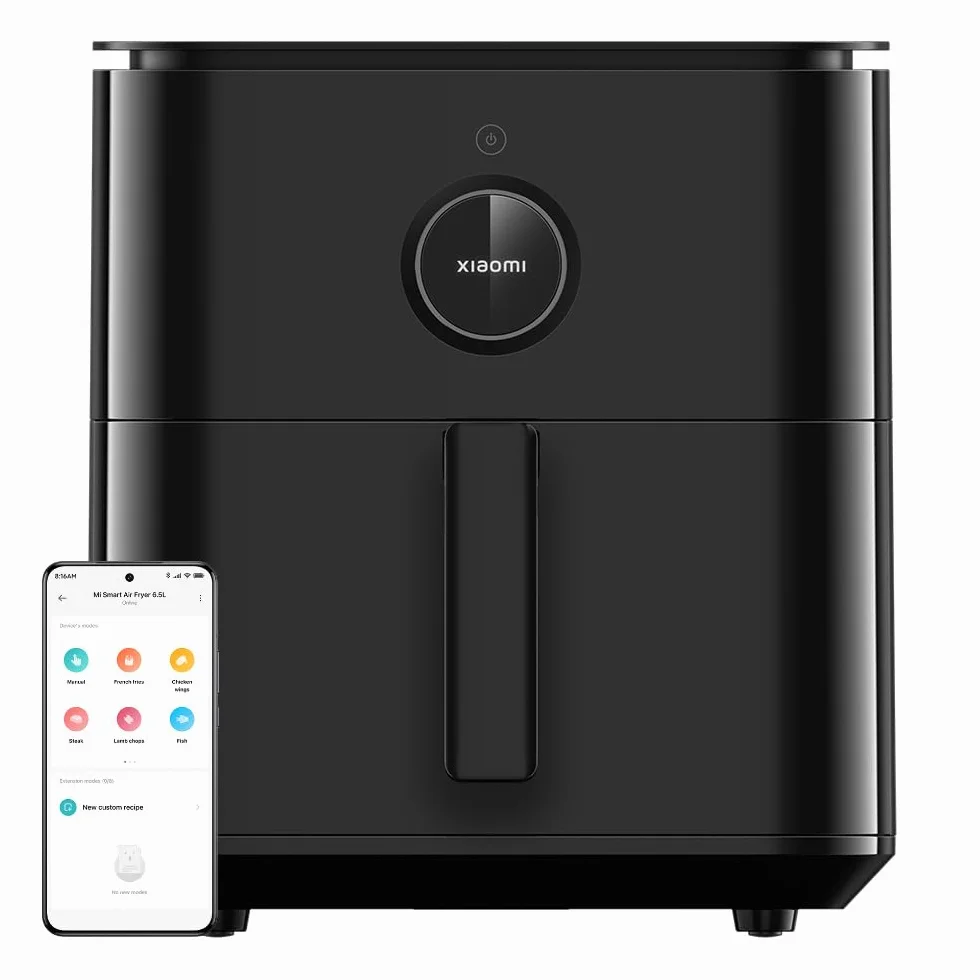 Xiaomi Smart Frytkownica Beztłuszczowa, Czarny, 6.5L