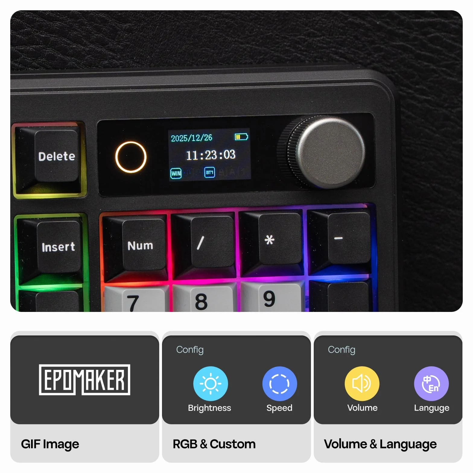 EPOMAKER TH99 Pro 96% klawiatura mechaniczna z ekranem i przyciskiem, 10000 mAh, 2,4 Ghz/BT, gorąca wymiana, niestandardowy sterownik, RGB, nasadka PBT, gazket, bezprzewodowa klawiatura gamingowa do