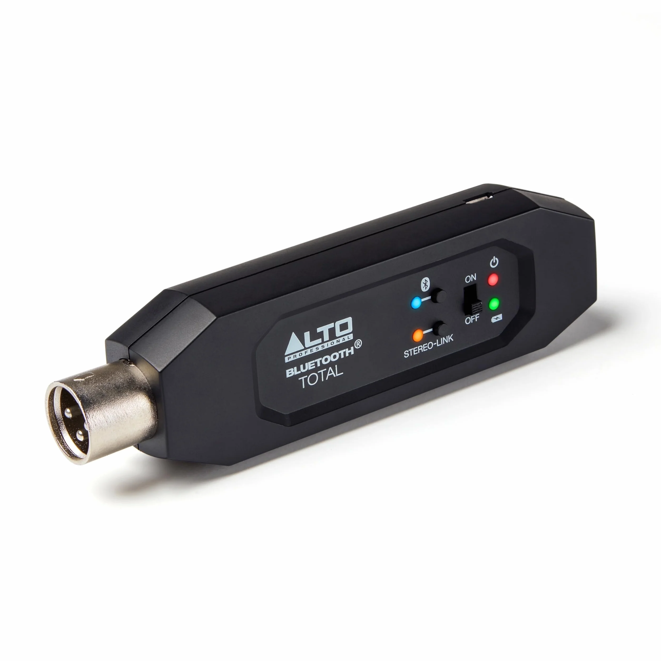 ALTO Bluetooth Total 2 Odbiornik Bluetooth z możliwością ponownego ładowania z połączeniem XLR do mikserów/urządzeń audio i aktywnych systemów PA