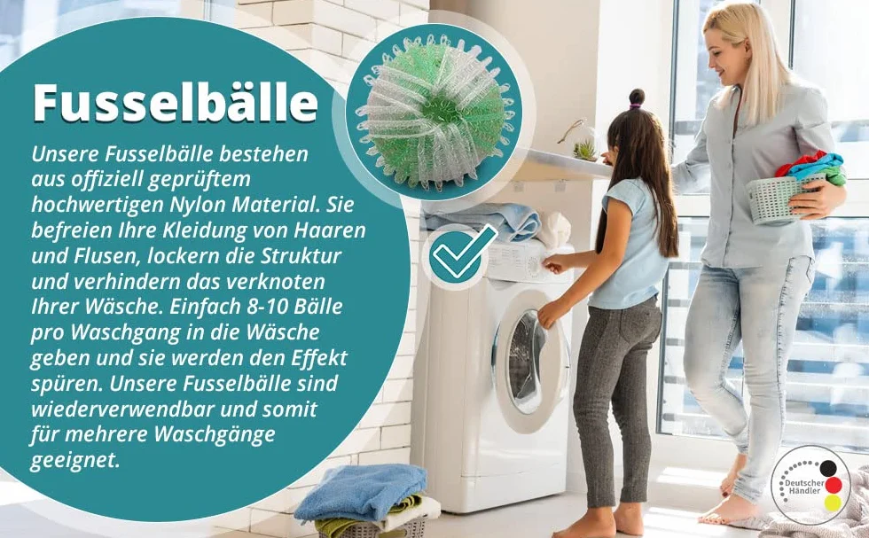 DreamX 8 kulek do prania łapacz sierści zwierząt usuwa włosy
