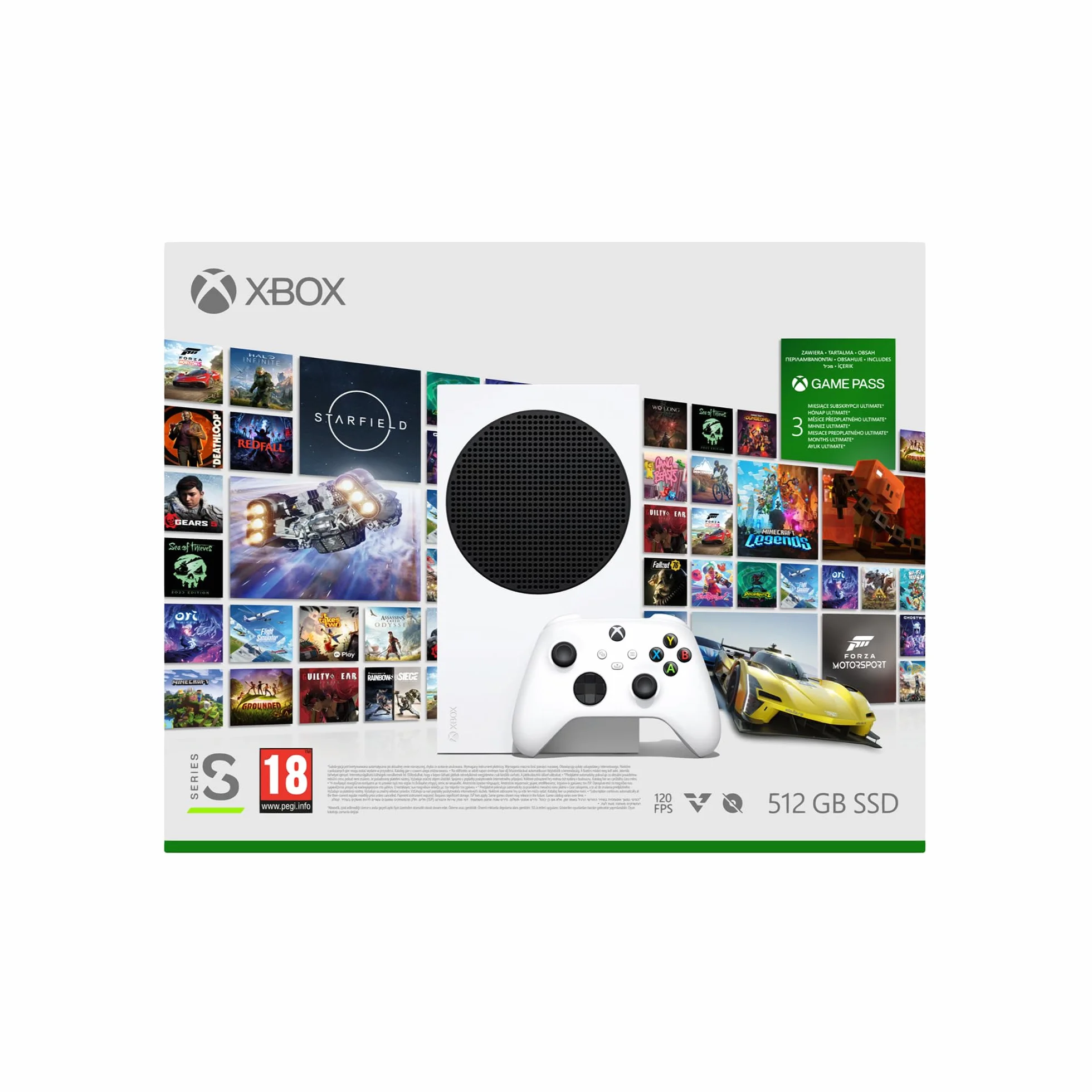 Xbox Series S + 3mies Game Pass Ultimate (UE)
