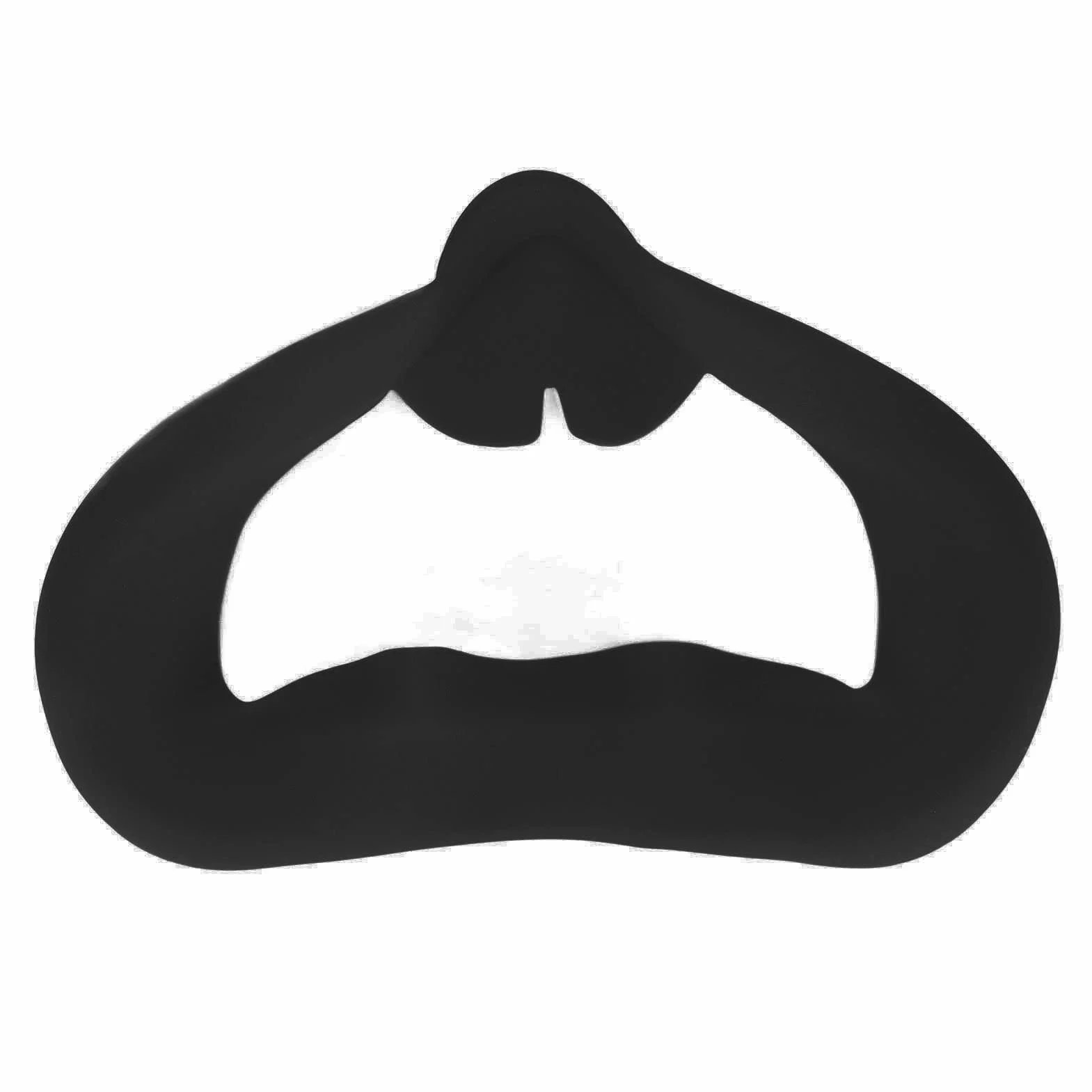 Silikonowa Osłona Twarzy VR, Okulary VR Silikonowa Maska ​​na Oczy Oddychająca Osłona Przeciw Poceniu Osłona Ochronna VR do Zestawu Słuchawkowego do Gier 2(czarny)