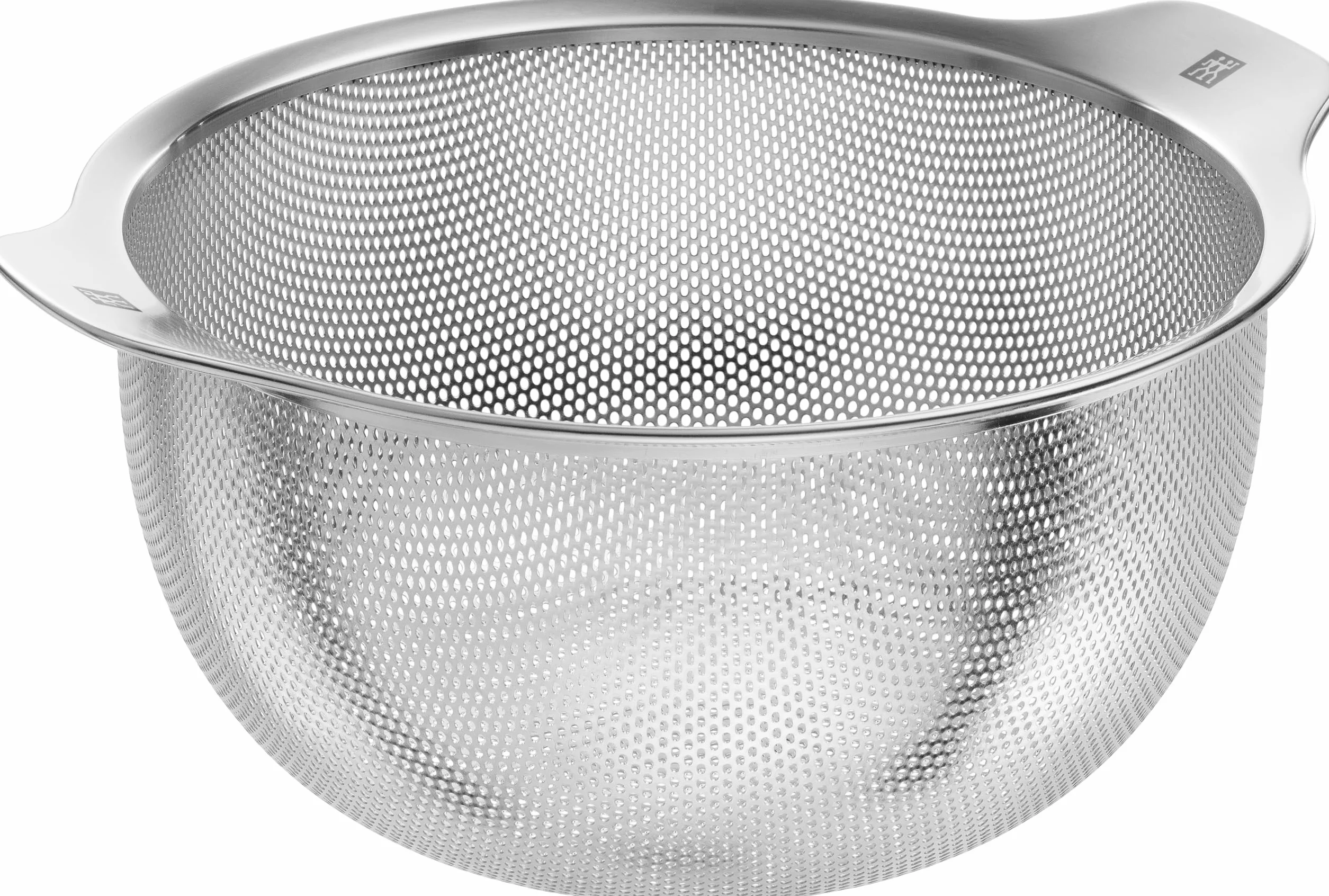 ZWILLING Table Sitko Kuchenne ze stali nierdzewnej z 2 uchwytami, 24 cm, nadaje się do mycia w zmywarce, nierdzewne, srebrne