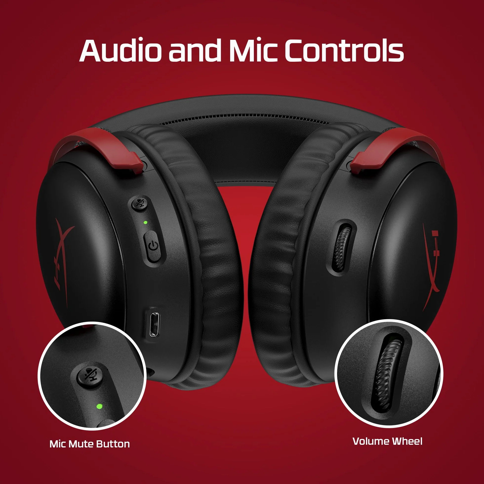 HyperX Cloud III Wireless – zestaw słuchawkowy gamingowy do PC, PS5, PS4, do 120 godzin baterii, bezprzewodowy 2,4 GHz, sterowniki kątowe 53 mm, pianka memory, wytrzymała rama, mikrofon 10 mm, czarny