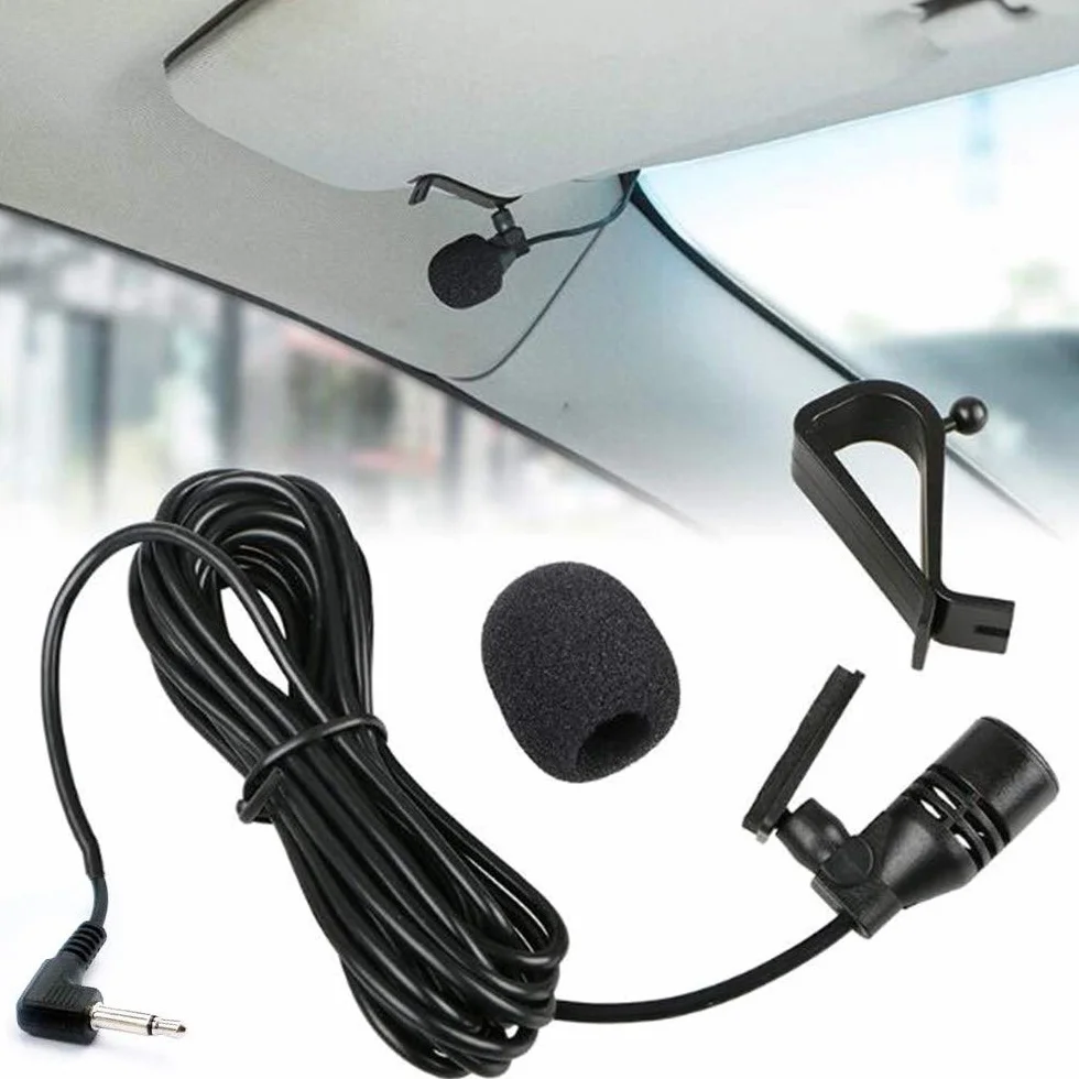 2.5mm microphone samochodowa nawigacja DVD, zestaw mikrofonu Bluetooth, zamiennik dla numeru części:(wtyczka 2,5 mm)