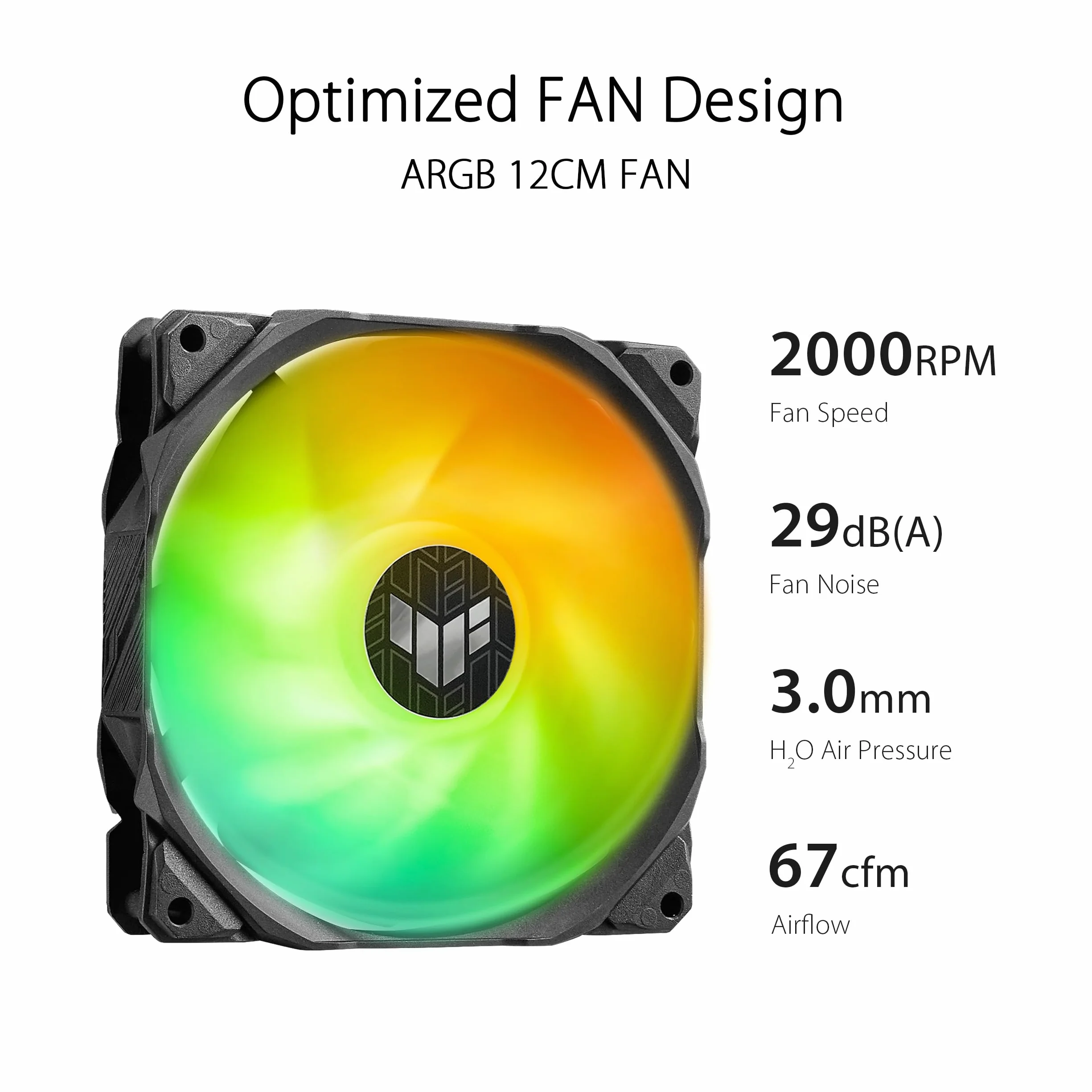 ASUS TUF Gaming LC II 360 ARGB All-in-One płynny procesor chłodzący (Aura Sync, 3 x TUF Gaming 120 mm, wentylator ARGB, czarny)
