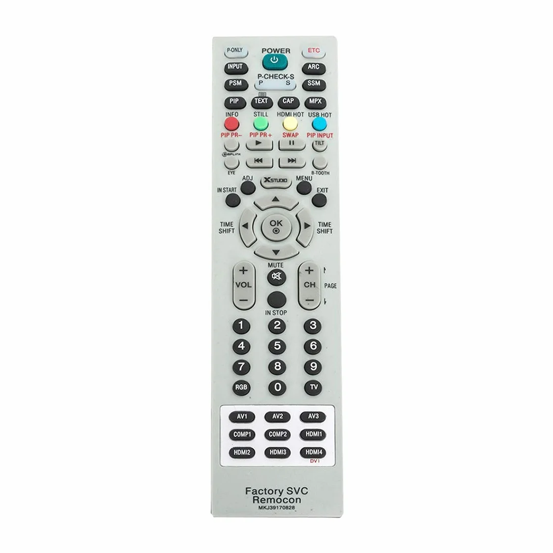 VINABTY MKJ39170828 Zamiennik pilota do LG Smart LCD LED TV DU-27FB32C 105-201M 21FS2CLX 32LB550B-ZA 32LC56-ZC 32LG30 32LC45-ZA 32LG300C-ZA 32LX2R-ZE.ALEWLF 32LX2R-ZE.ALEWLF 32LG300C-ZA