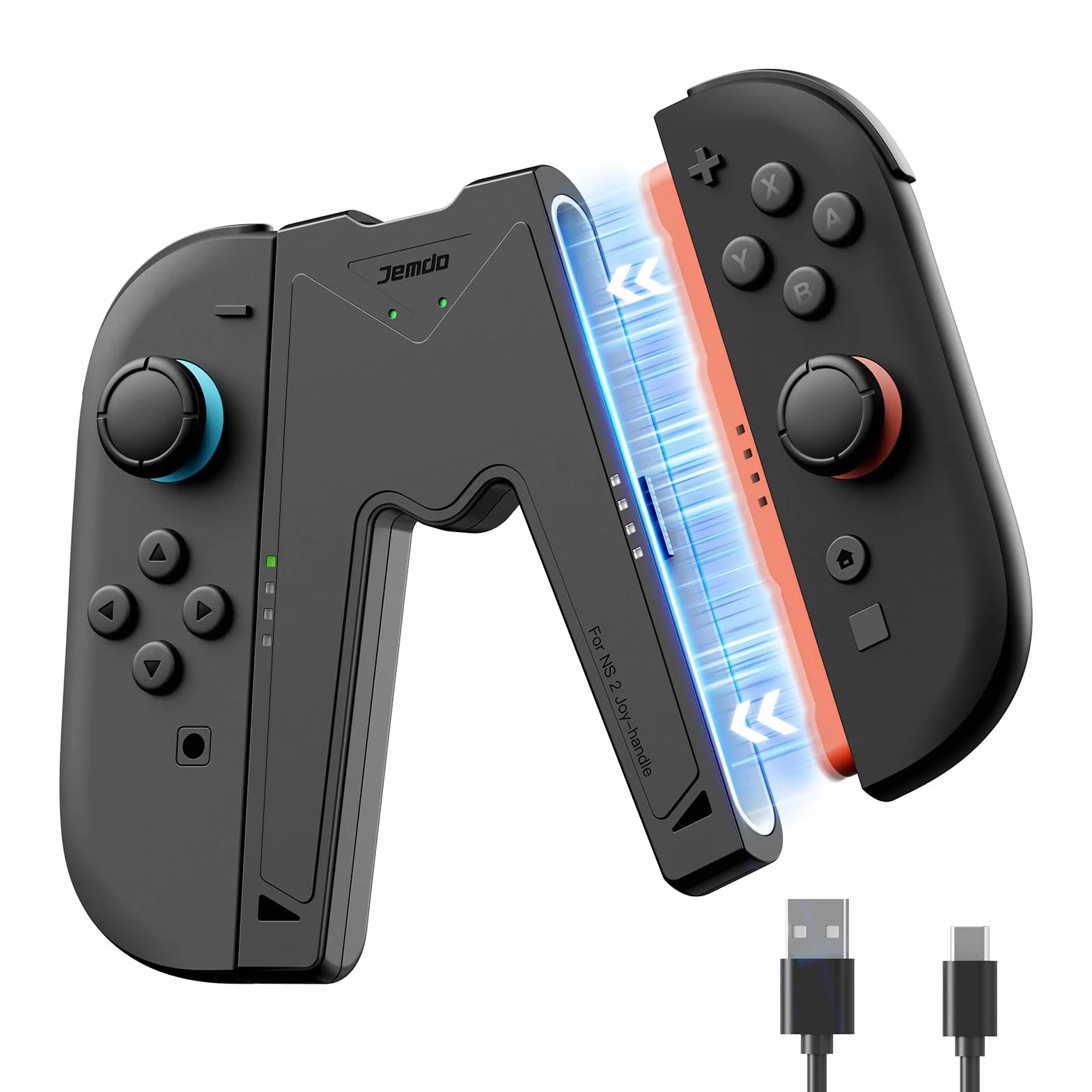 JEMDO Joy Controller uchwyt do ładowania, kompatybilny z Nintendo Switch 2025