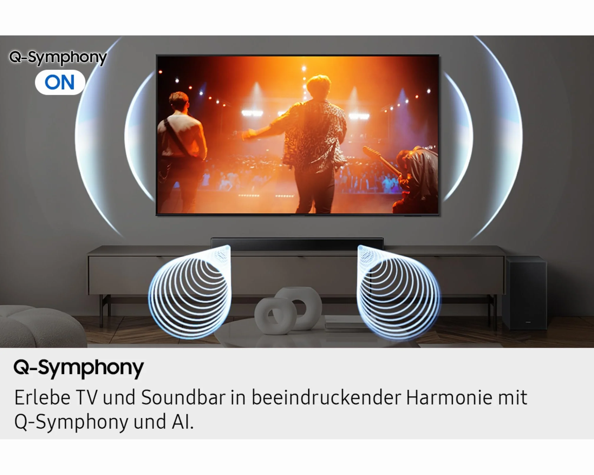 Samsung HW-B650F 3.1-kanałowy soundbar do telewizora, bezprzewodowy subwoofer, Dolby Atmos i DTS Virtual:X, Q-Symphony and Adaptive Sound