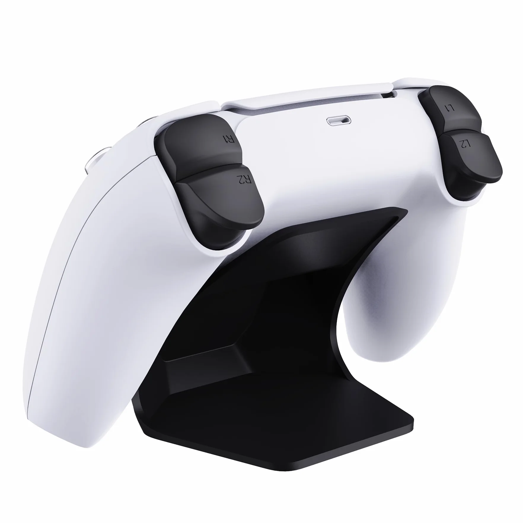 PlayVital Uchwyt Kontroler do ps5/ps4 Podstawka Stojak do Xbox Series/One X S/Switch Pro-Jednolita Czerń