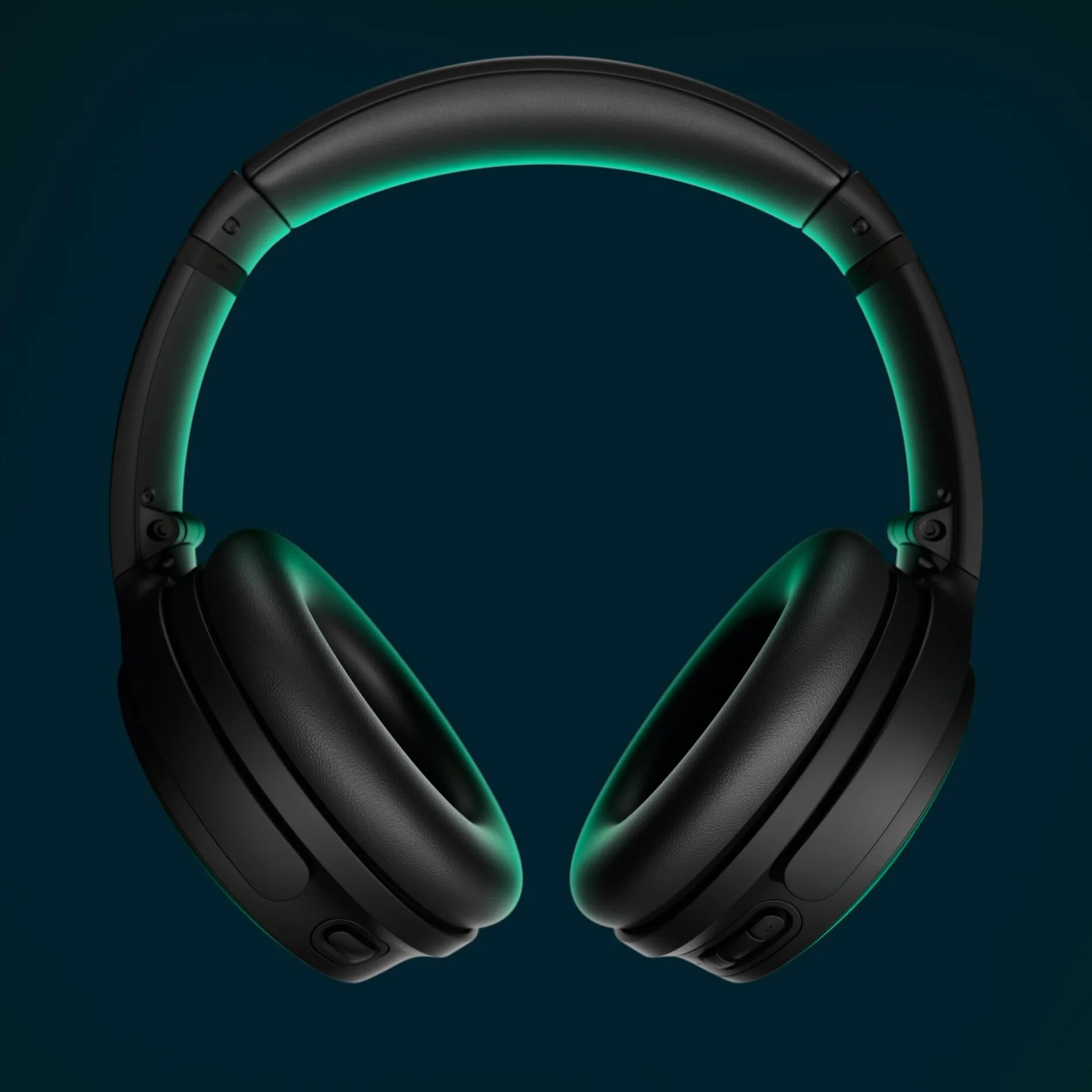 Bose QuietComfort Słuchawki bezprzewodowe z redukcją szumów, słuchawki nauszne Bluetooth z 24-godzinną pracą baterii, Czarny