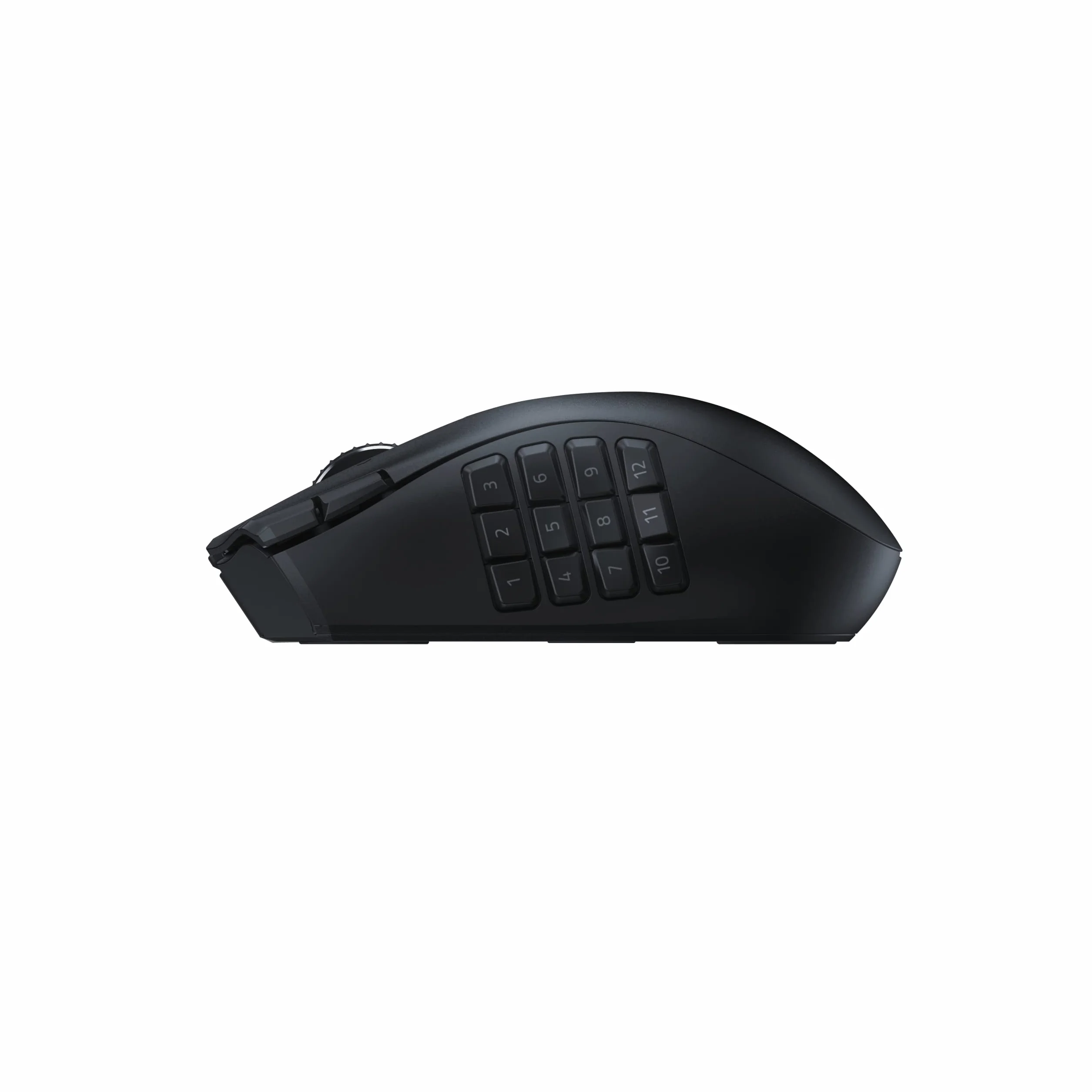 Razer Naga V2 HyperSpeed - ergonomiczna, bezprzewodowa mysz do gier MMO (z 19 programowalnymi przyciskami, bezprzewodowa technologia HyperSpeed 2,4 GHz, do 250 godzin, czujnik optyczny 30K) Czarna