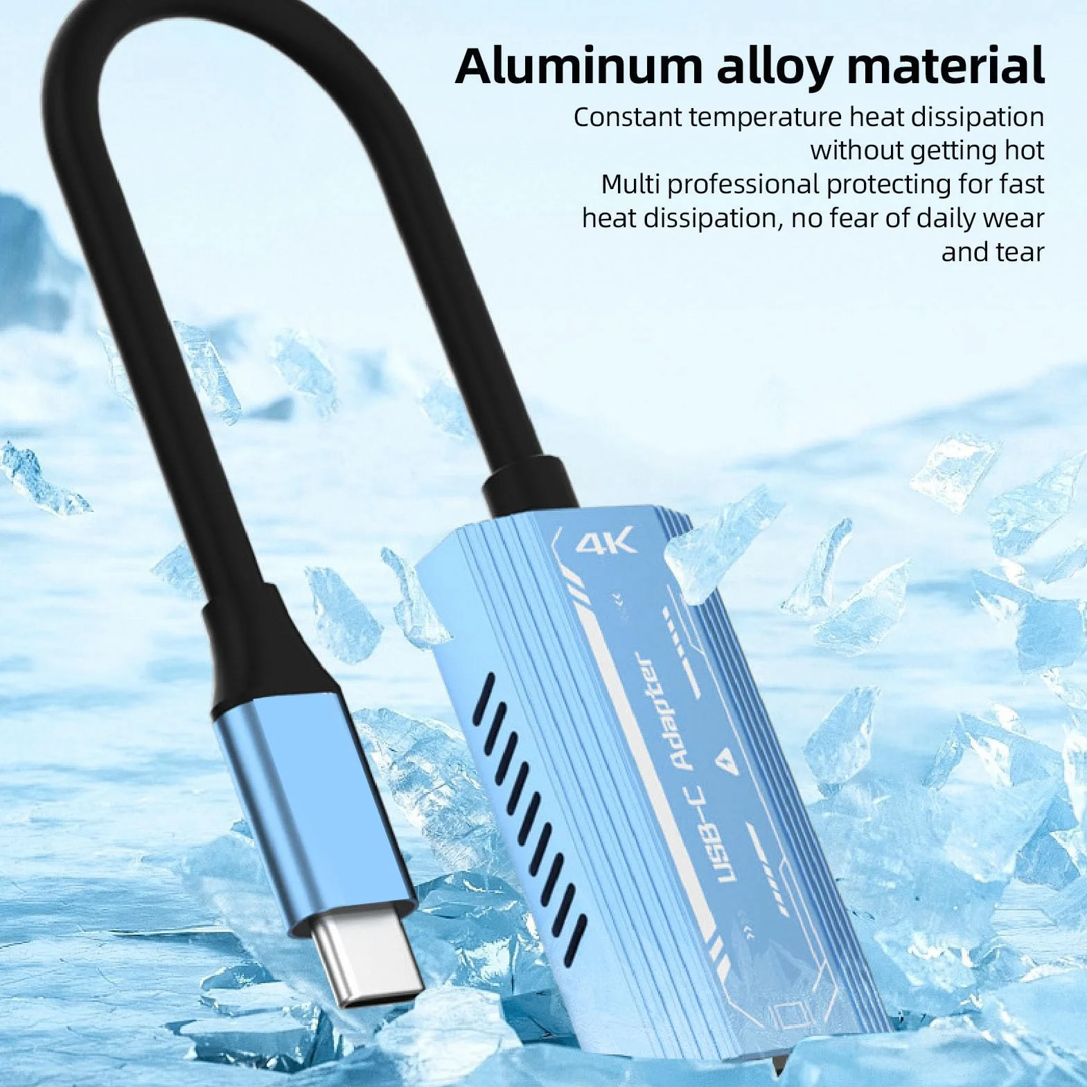 USB C do Okularów i Adapter ładowania, Adapter Okularów 4K 60 Hz do 100W PD3.0 Szybkie ładowanie, ładowanie i Zabawa, dla XReal dla dla Rayneo i Nie Tylko