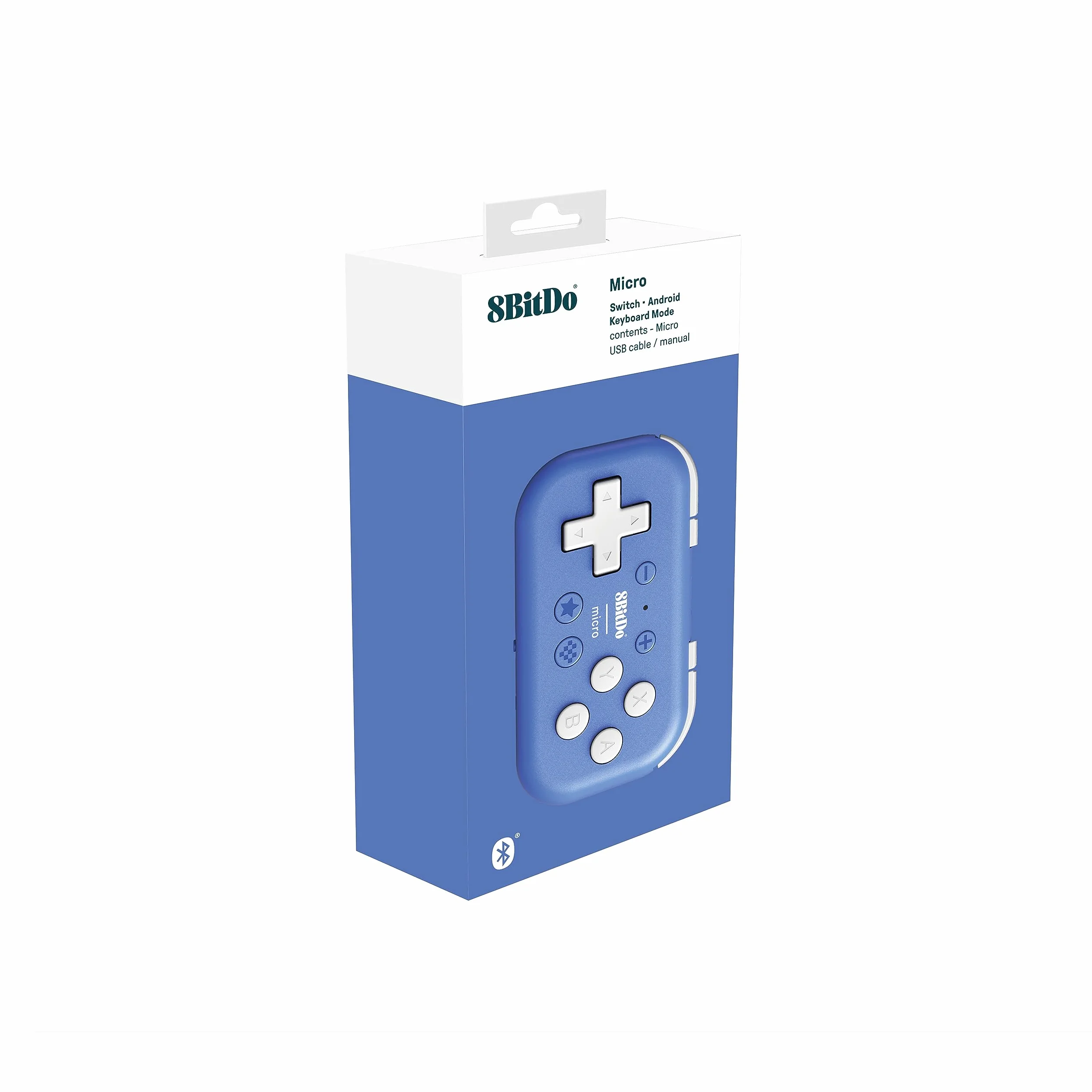 8BitDo Micro Bluetooth Gamepad Niebieski