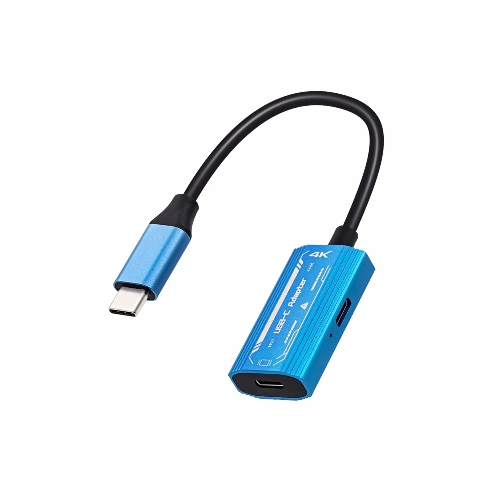 Mcbazel Adapter USB-C do okularów AR, obsługuje rozdzielczość 4K 60 Hz 1080p 60 Hz 100 W PD, szybkie ładowanie, adapter USB-C męski na żeński do PS5/PS4/Switch/Xbox/Steam Deck/ROG Ally/XREAL/RayNeo