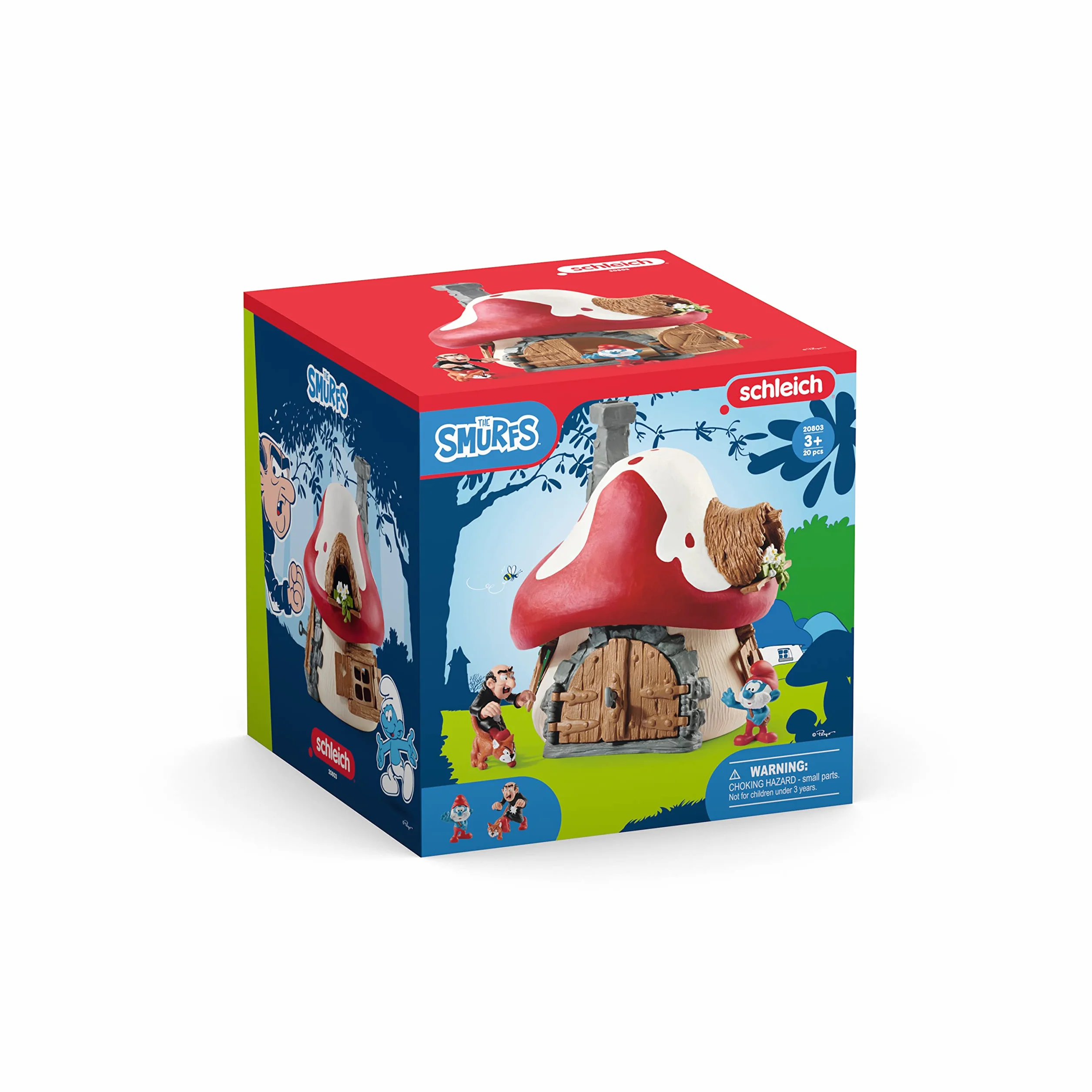 Maison des Schtroumpfs + 2 figurines