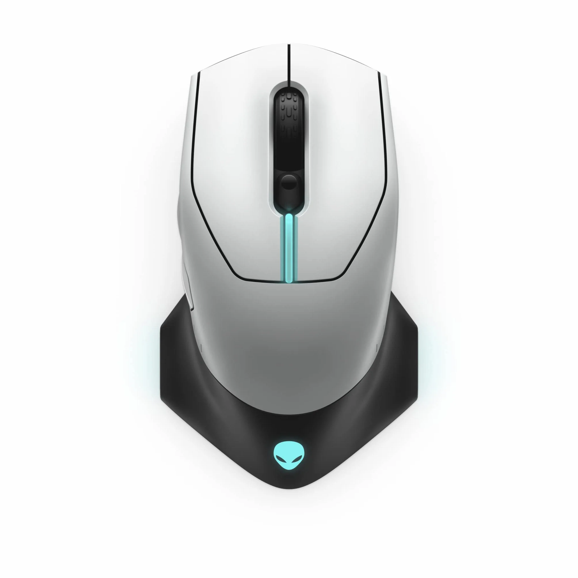 Dell Alienware 610M Wired/Wireless Gaming Mouse - AW610M (Lunar Light), biała