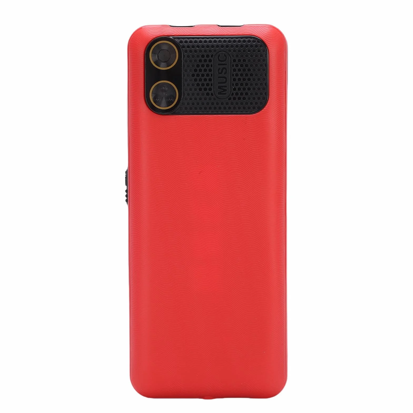 Lazmin112 Telefon Komórkowy 4G z Dużymi Przyciskami Dla Seniorów, Ekran Hd 2,6 Cala, Dwie Karty Sim, Sos, 0,13 Mp, Latarka, Skróty Do Numerów, Dyktafon, Fm, Muzyki, Bateria 2500 Mah (czerwony)