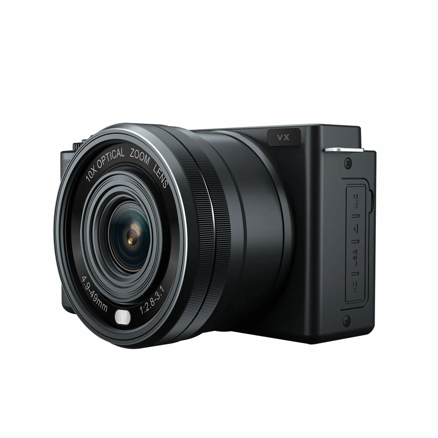Easypix PowerPro VX6430, kompaktowa kamera systemowa z WiFi, 10 x zoom optyczny, rozdzielczość do 64 MP, wyświetlacz 2,8", złącze mikrofonowe