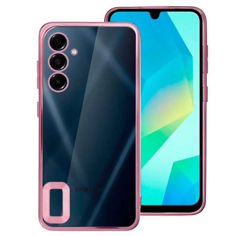 Etui Cool do Samsung A165 Galaxy A16 / A16 5G Metalowa krawędź (różowy)