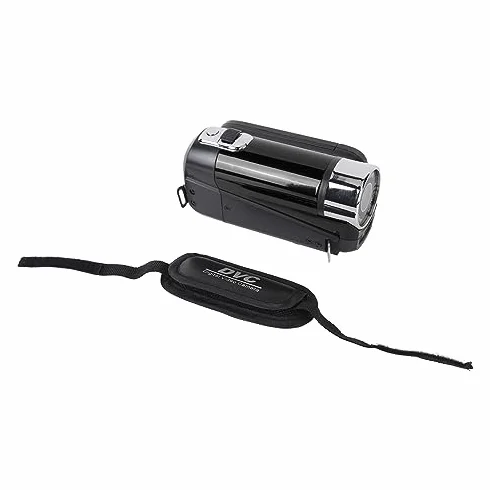 Kamera 4K Vintage, 48MP Retro Camera, Kamera DV 2.7in TFT Rotatable Ekran 16x Cyfrowy Zoom z Kablem USB (BLACK)
