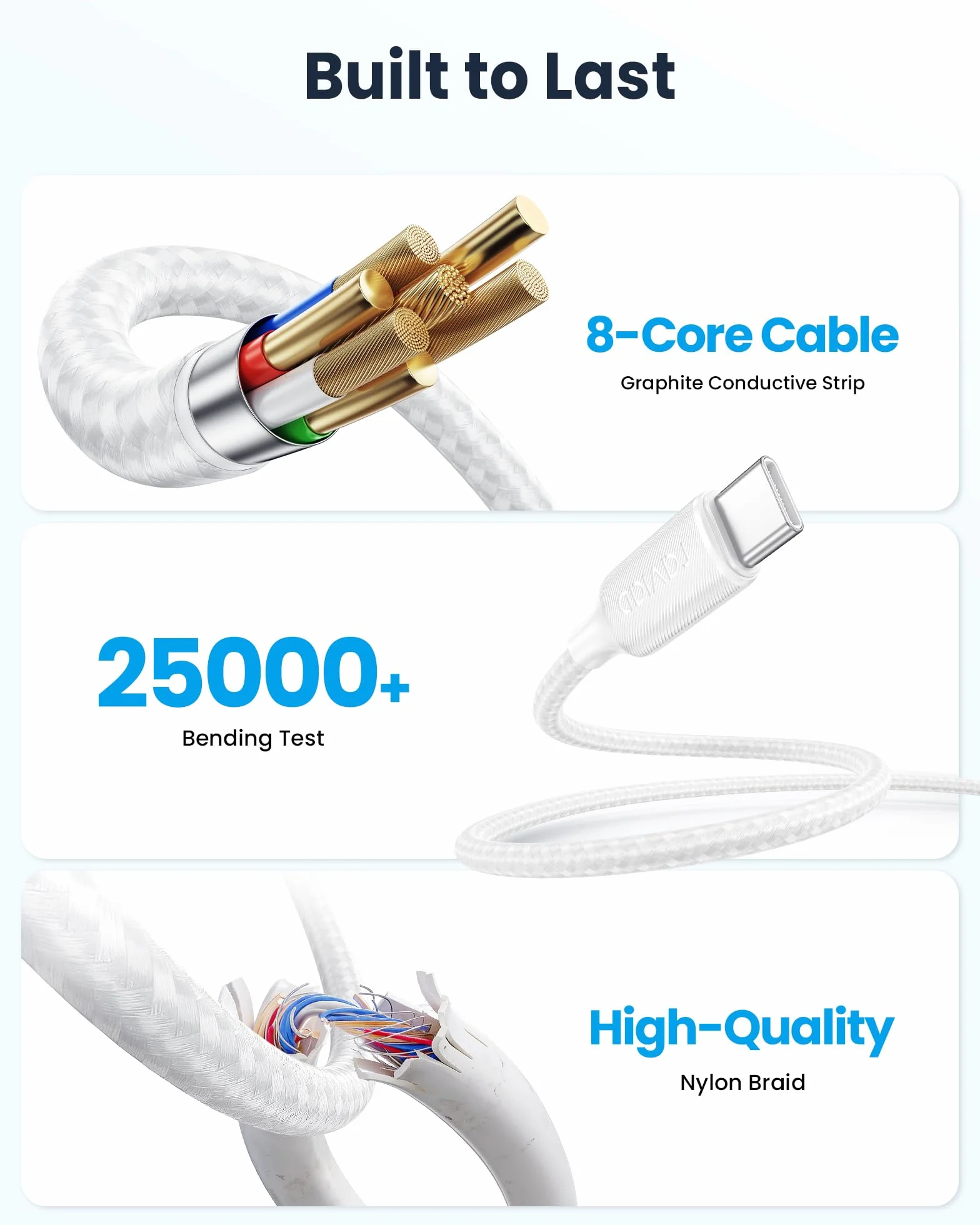 RAVIAD Kabel USB C do Lightning [3 m / zestaw 2 sztuk] Certyfikat MFi Kabel USB C Błyskawiczne ładowanie Zasilanie Przewód Lightning USB C do iPhone 14/13 Pro Max/12/11 Pro Max/11/SE 2020/XR/XS/X/8
