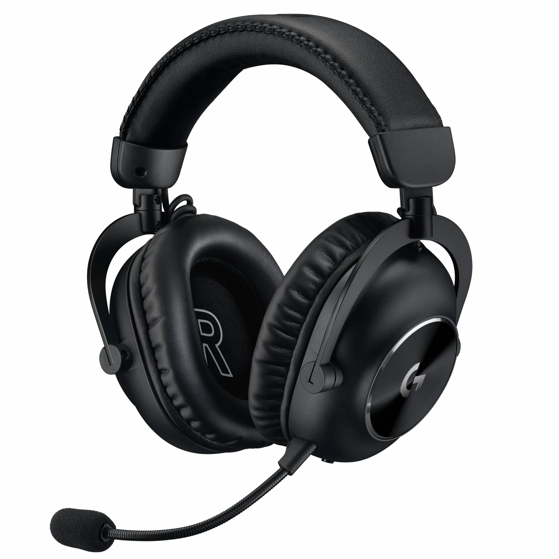 Logitech G PRO X 2 LIGHTSPEED, bezprzewodowe słuchawki, odłączane ramię mikrofonu, grafenowe 50 mm, DTS:X 2.0–7.1 Surround, Bluetooth/USB/Aux 3,5 mm, PC, PS5, PS4, Nintendo Switch - Czarny